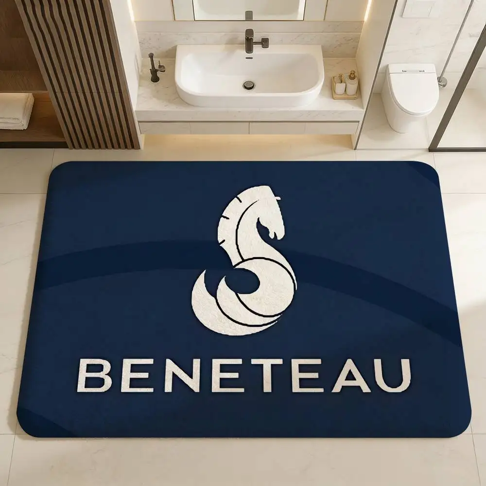 Beneteau Sailboat Sailing Yacht Kitchen Mat Kids Room Bedroom Decoration Balcony Anti-Slip Doormat Living Room Alfombra