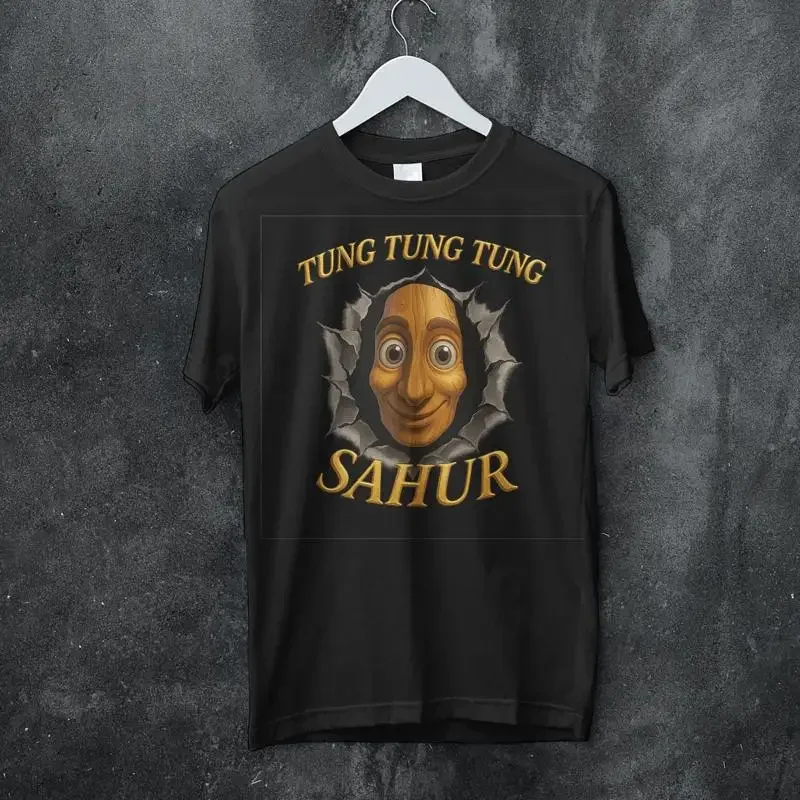Tung Sahur Retrò green T Shirt Funny Meme Tralalero Tralala Shark Anomali shirtItalian Brainrot