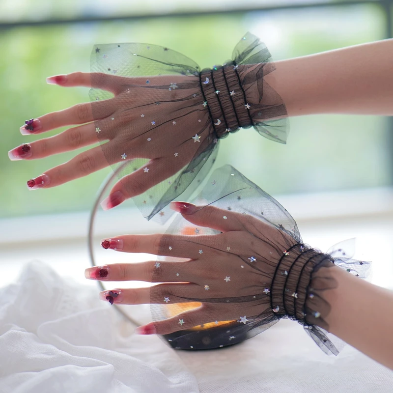 punhos-de-tule-com-lantejoulas-destacaveis-mangas-decorativas-de-malha-transparente-para-maos-acessorios-para-fantasias-de-casamento-e-festa