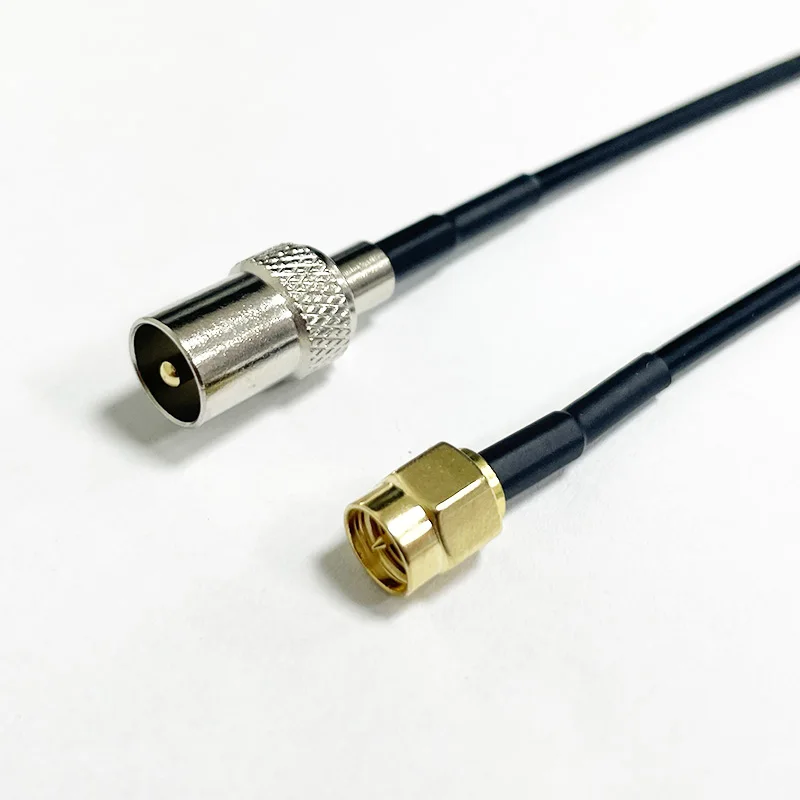 SMA to TV Cable SMA Male Female to TV Male Female Plug Straight RF Jumper Pigtail Cable RG174 10CM 15CM 20CM 30CM 50CM 1M 2M 5M