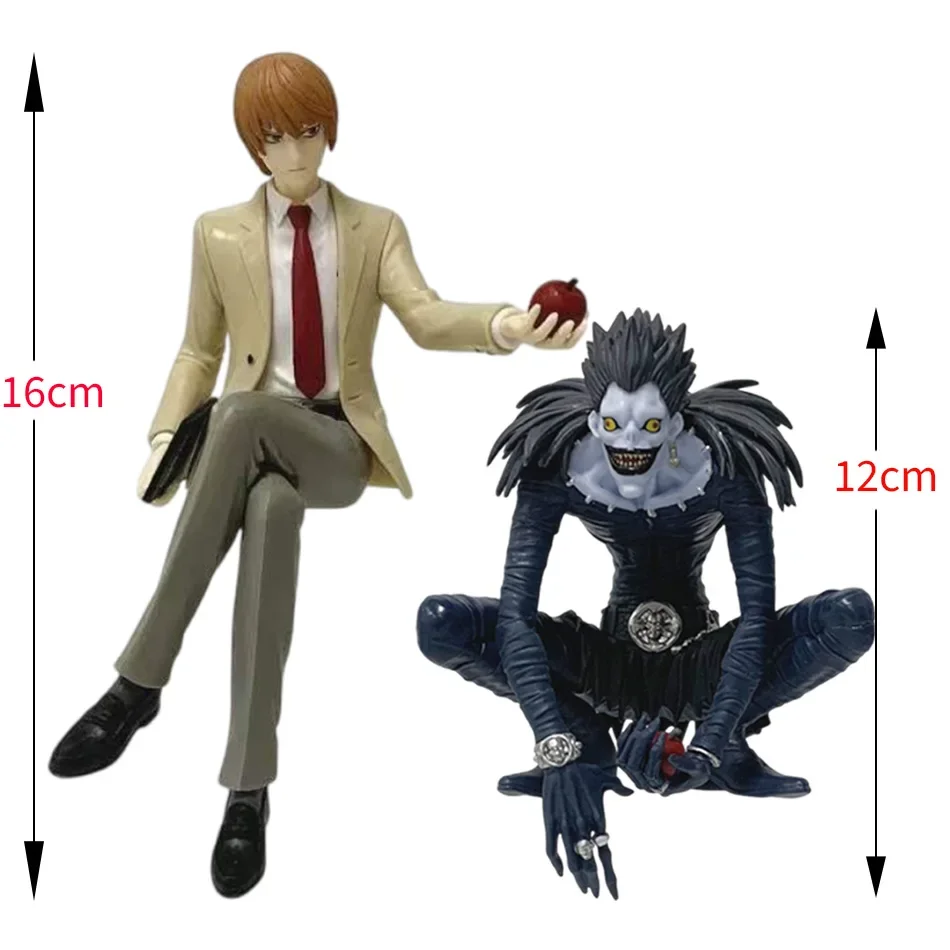 Death Note Anime-Figur Yagami Light & Ryuk Sitzende Pose PVC-Modellstatue Sammlerstück Schreibtischdekoration Actionfigur Spielzeug – Detail 10