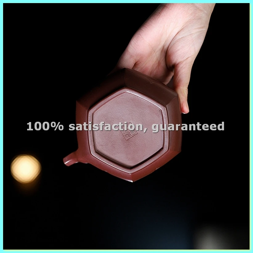 

Высококачественный керамический чайник с шестигранной ручкой-петлей, ручной работы, из глины, для чая и кофе - AD23