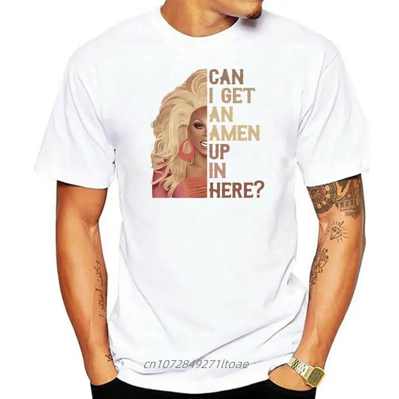 

RuPaul Drag Race Can I Get An Amen Up In Here T-Shirt For Men