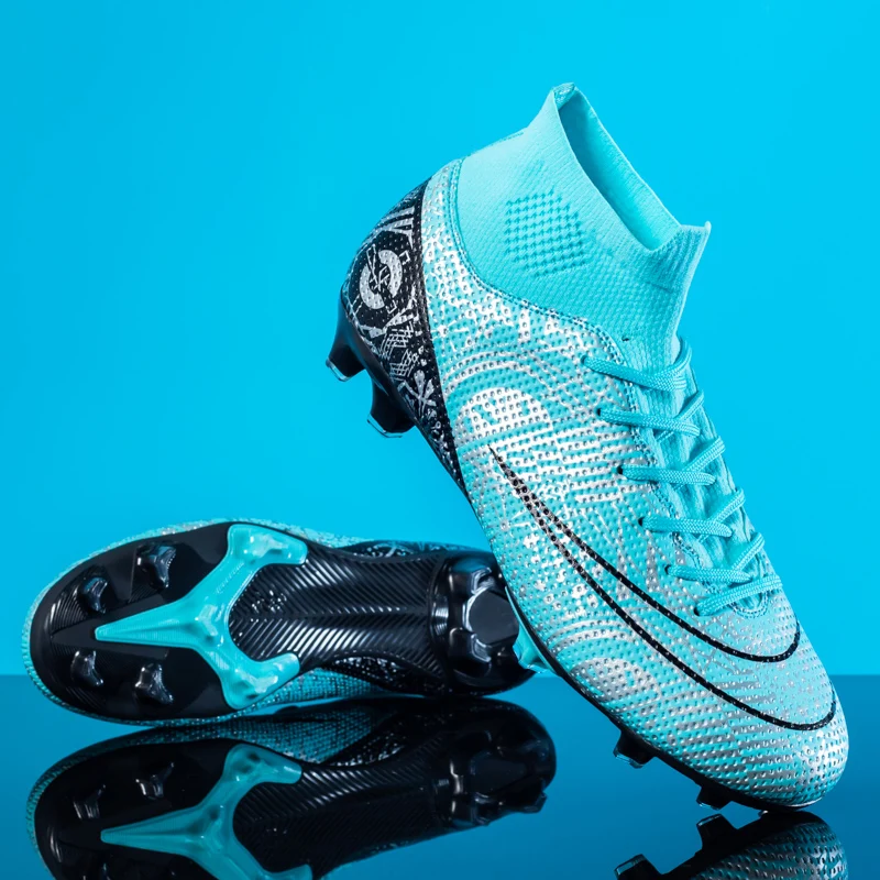 

Men Soccer Shoes Society Football Boots Casual Sportswear Unisex Grass Cleats Training Boy Casual Football Boots Seamless