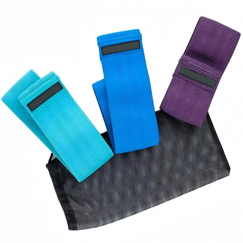 

Hip Resistance Loop Set for Toning and Lifting Resistance Bands for Squats & Yoga Fitness Training Knit Exercise Yoga Resistanc