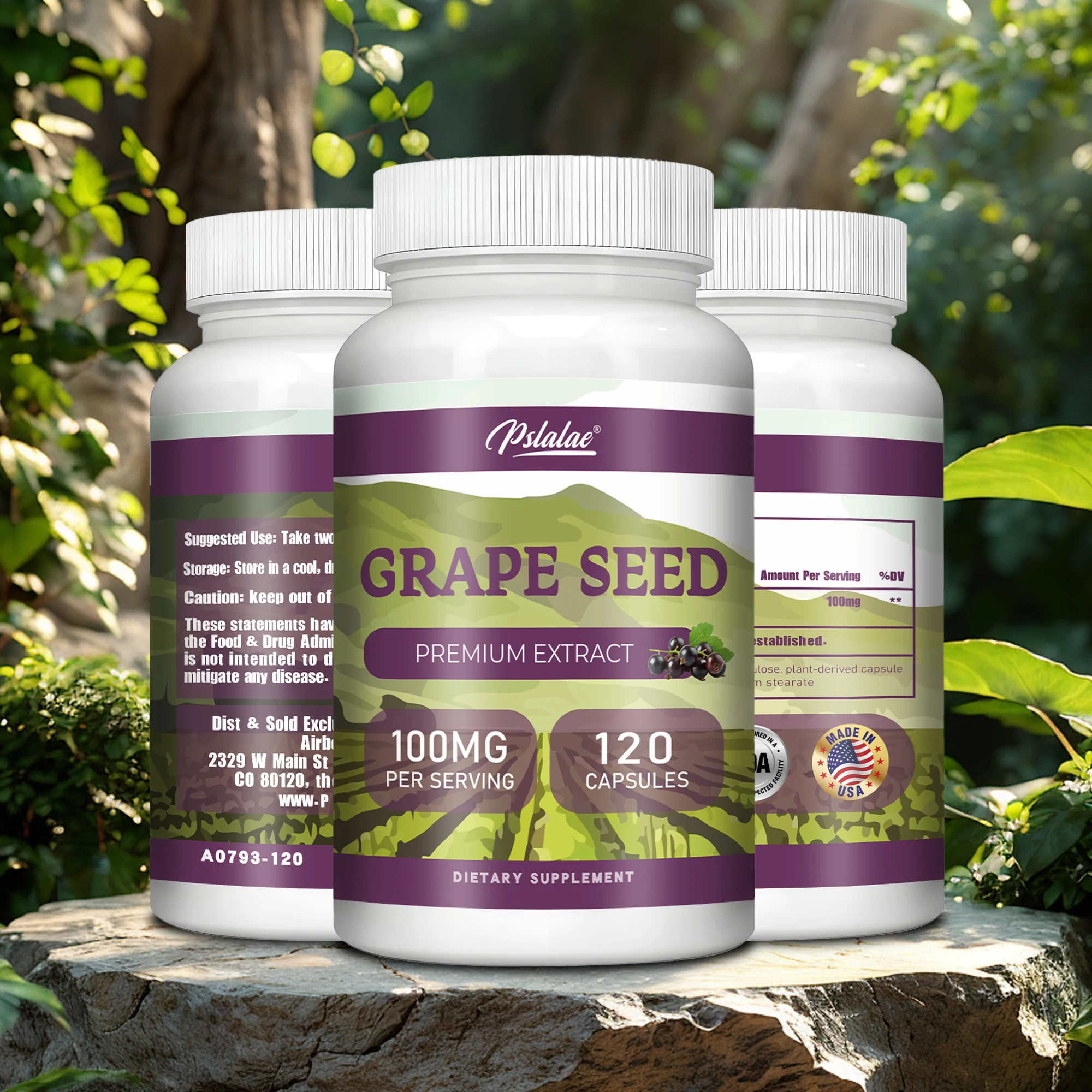 

Grape Seed - Skin Care, Skin Moisturizing, Dark Spots Remover, Antioxidant, Allergy Relief