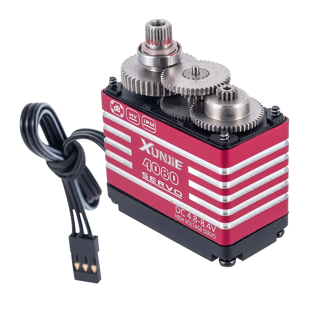 Ip68 Waterproof Rc Servo 40kg All Steel Gear Digital Servos Motor For Rc Accessories 1/8 1/10 Remote Control Cars Robot Boat