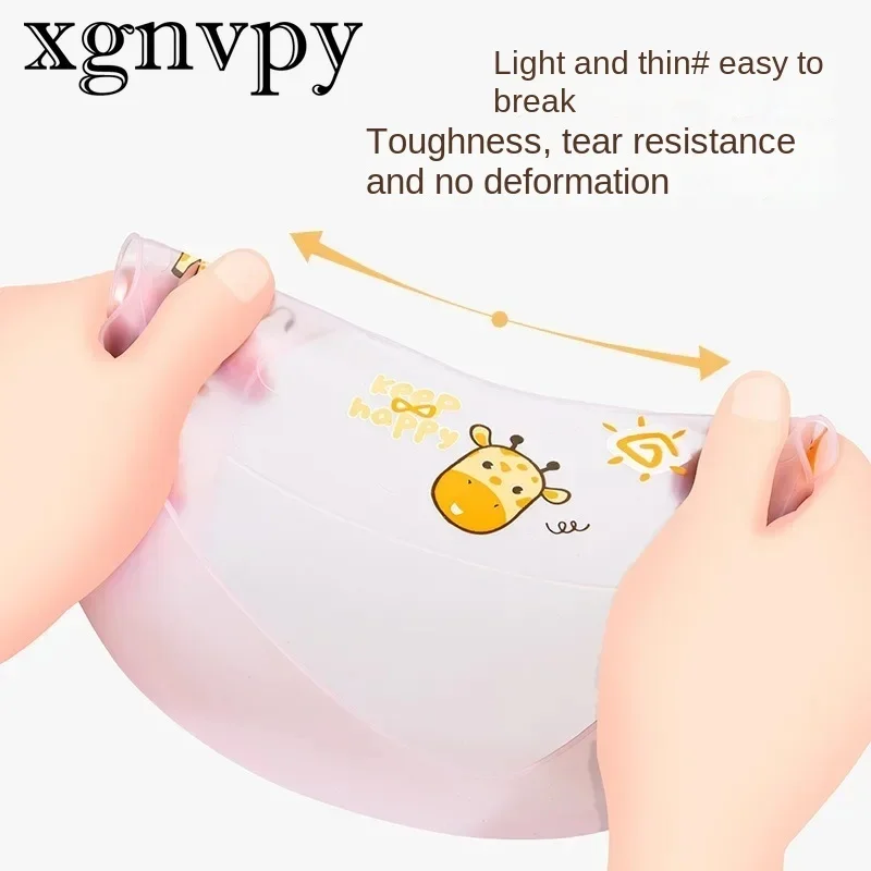 xgnvpy Baby Food Bib Waterproof Silicone Food Rice Pocket Super Soft Baby Portable Children\'s Bib Anti-dirty Device