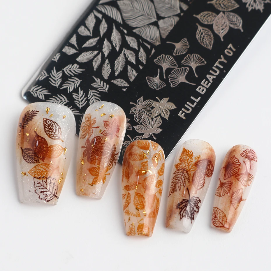 1 шт. Трафарет для стемпинга с – обзор и цена Nail Art Stamping Kit