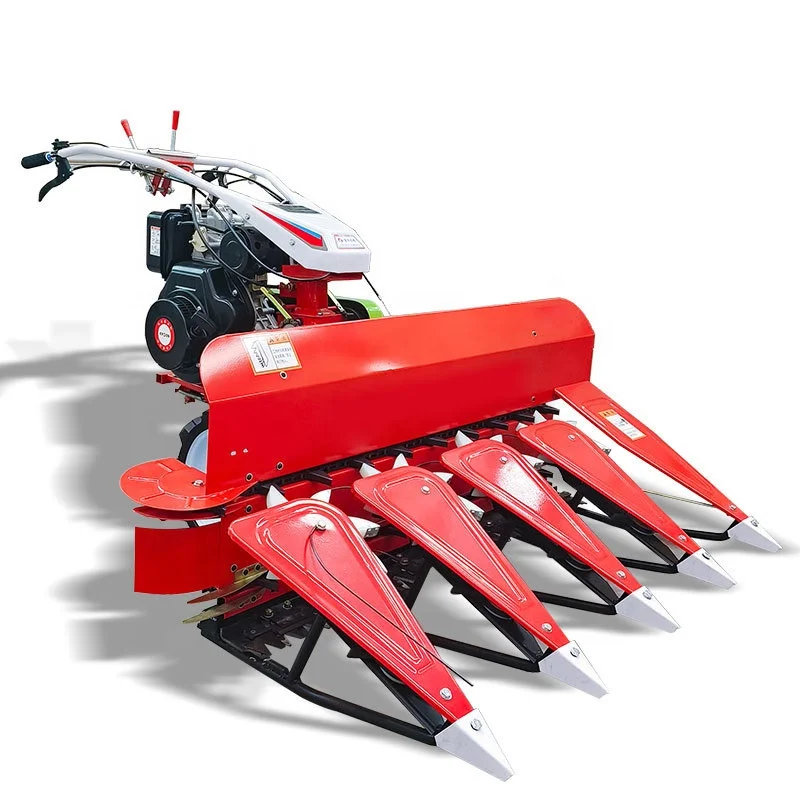 New Mini Rice Harvester Machine Reaper Harvester with Reliable Engine and Gearbox for Farm and Home Use Grain Crop Harvester