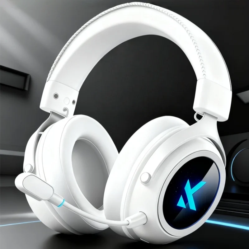 MCHOSE X9 Draadloze Headworn Game 7.1 Headset Bluetooth 2.4G Drie Modus E-sport Ruisonderdrukking Headset Headset FPS voor Geschenken