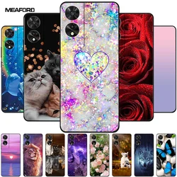 For TCL 505 Case Painted Cat Soft TPU Silicone Lovely Back Cases for TCL 505 Phone Cover Etui Coque Funda for TCL505 Shell Cool