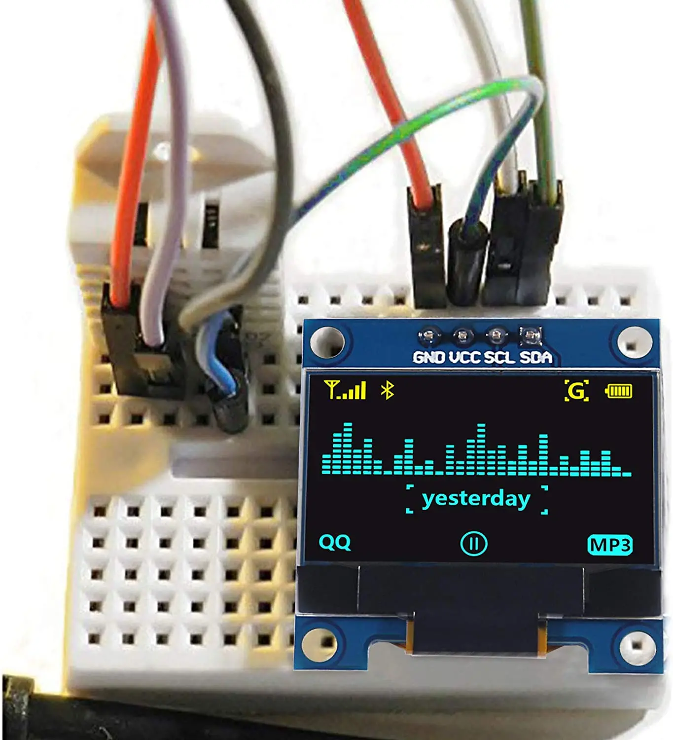 2pcs 0.96" OLED Module I2C IIC Serial 12864 128X64 OLED Display Module with SSD 1306 Driver