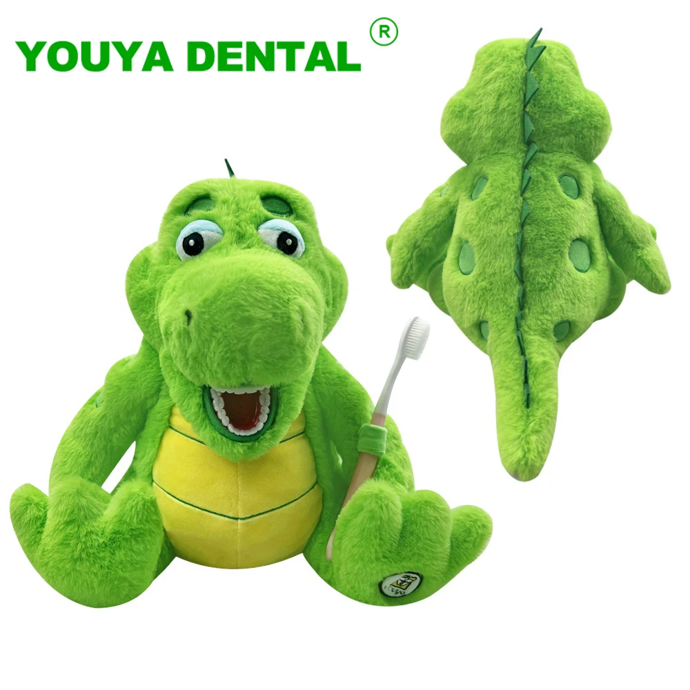 Dental Stuffed Animals With Teeth Model Cute Plush Toys Dolls Brushing Teeth Education Teaching Study Model Dental Clinic Decor