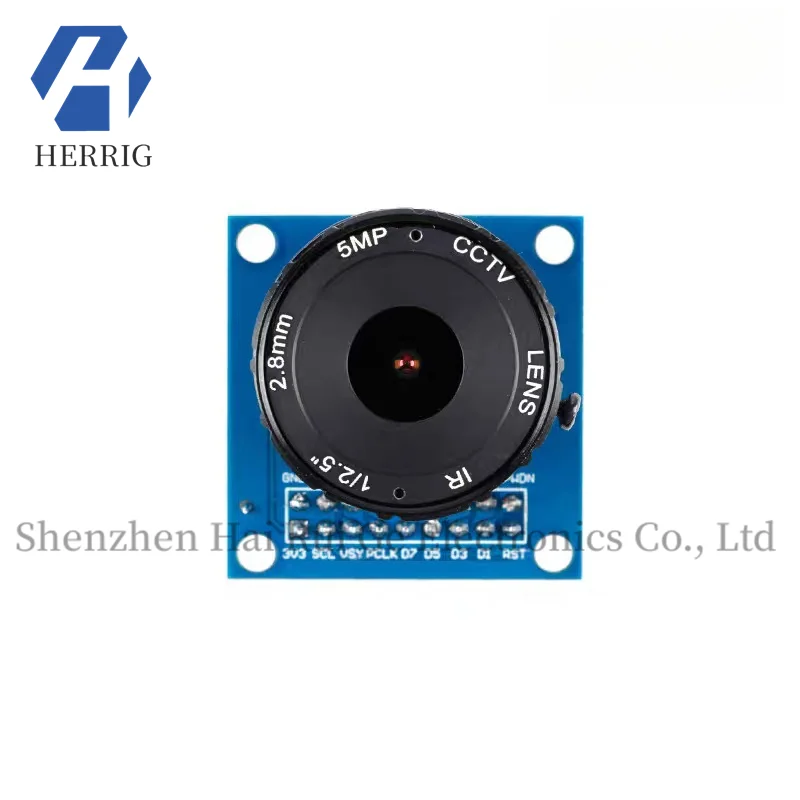 وحدة كاميرا ماكرو OV7670 قابلة للتعديل CMOS مستشعر الصورة SCCB Bus CS واجهة محول معدني