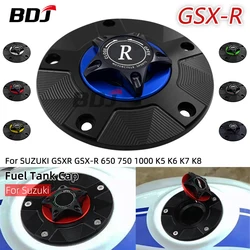 BDJ GSXR Gas Fuel Tank Cap Oil Fuel Tank Cap For Suzuki GSXR GSX-R 650 750 1000 K5 K6 K7 K8 K9 K11 Quick Disassembly Cap