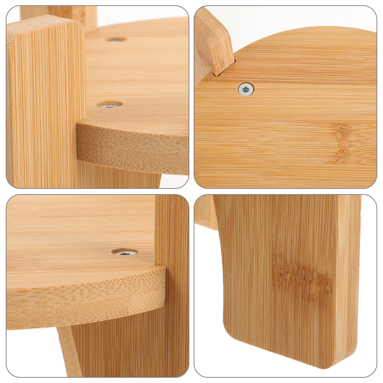 

Wooden Base Beverage Dispenser Stand Only for Display Holder Pitcher Pedestal Water Bracket Jar