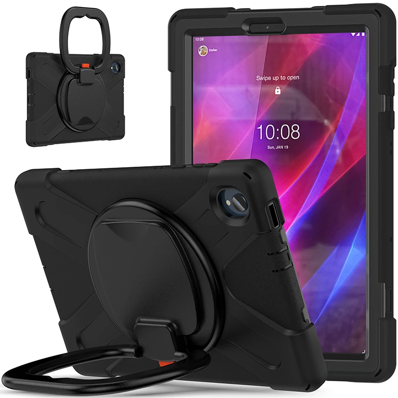 

Case For Lenovo Tab M10 Plus K10 10.3 inch 2020 2021 TBX606F TBX606X TBX6C6F TBX6C6X Tablet Case Stand Holder 360 Rotation Cover
