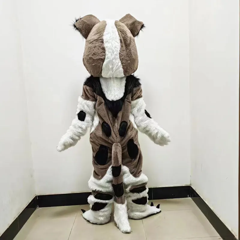 Furry Fox Husky Cosplay Mascot Costume Plush Wolf Dog Adult Play Animal Costume Halloween Carnival Stage Show Props Gifts