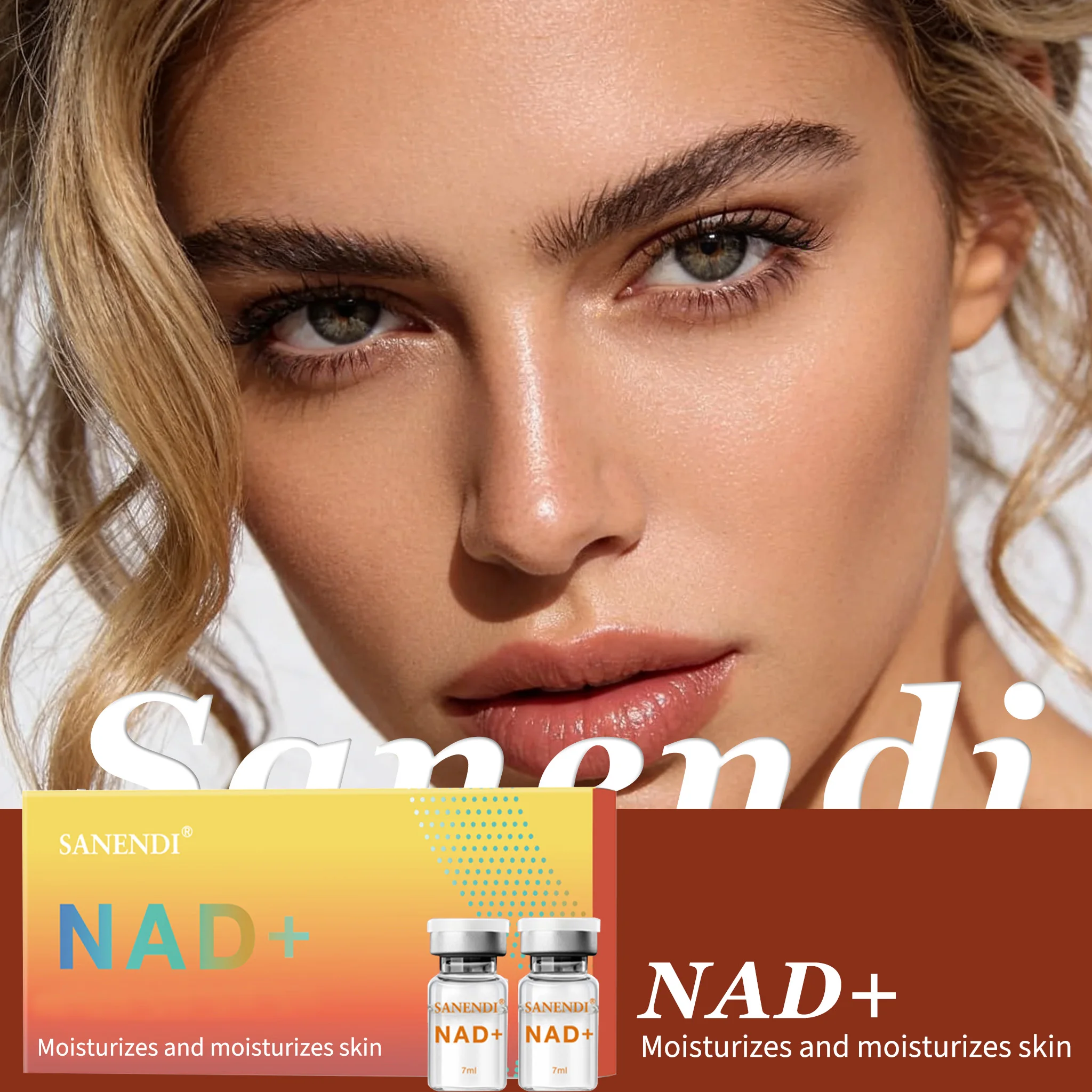 

Sanendi Facial Skin Firming Serum NAD+ Age-defying Serum Skin Moisturizing and Replenishing Fine Line Minimizer Skin Care