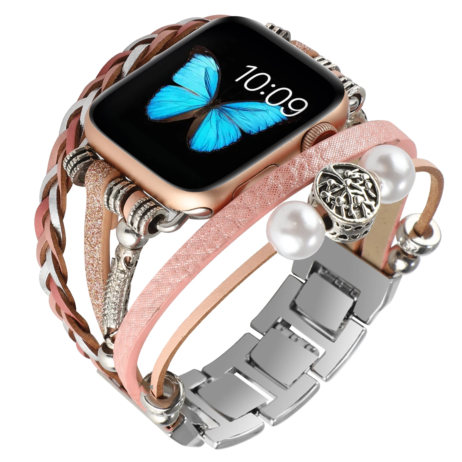 เครื่องประดับสำหรับ Apple นาฬิกา8 7 45มม.41มม.49มม.นาฬิกาสายรัดข้อมือสำหรับ Iwatch 6 5 4 3SE 44มม.42มม.40มม.