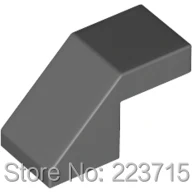 *Roof Tile 1X2, Deg. 45 no knob* K28192 50pcs DIY enlighten block brick part No. , Compatible With Other Assembles Particles