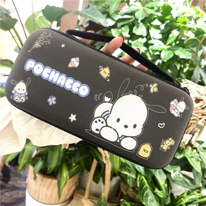 Sanrios Aksesoris Kuromi Hellokittys Tas Penyimpanan Pochacco Mymelody untuk Nintendo Switch Penutup Casing Pelindung Portabel Anime 6 casing nintendo switch kuromi penjualan terbaik - №