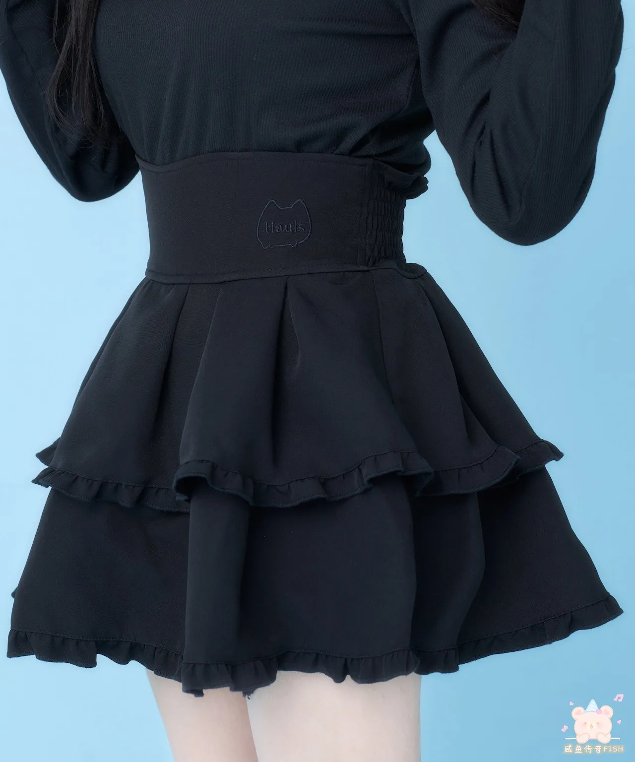 Japanese Mines Style Mass-produced Subculture Mini Skirts High Waist Letter Embroidery A-line Versatile Sweet Short Skirt Women
