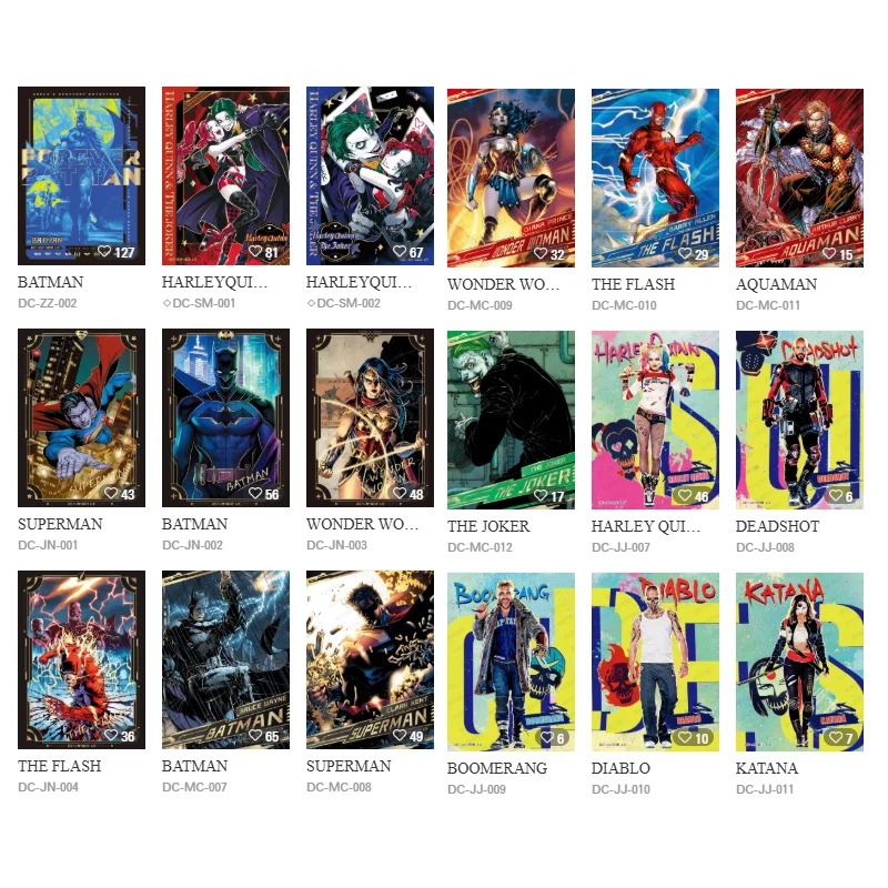 KAYOU DC Universe Glorious Collection Card Legendary Proof Vol.2 Premium Trading Gift Set For Fans Official