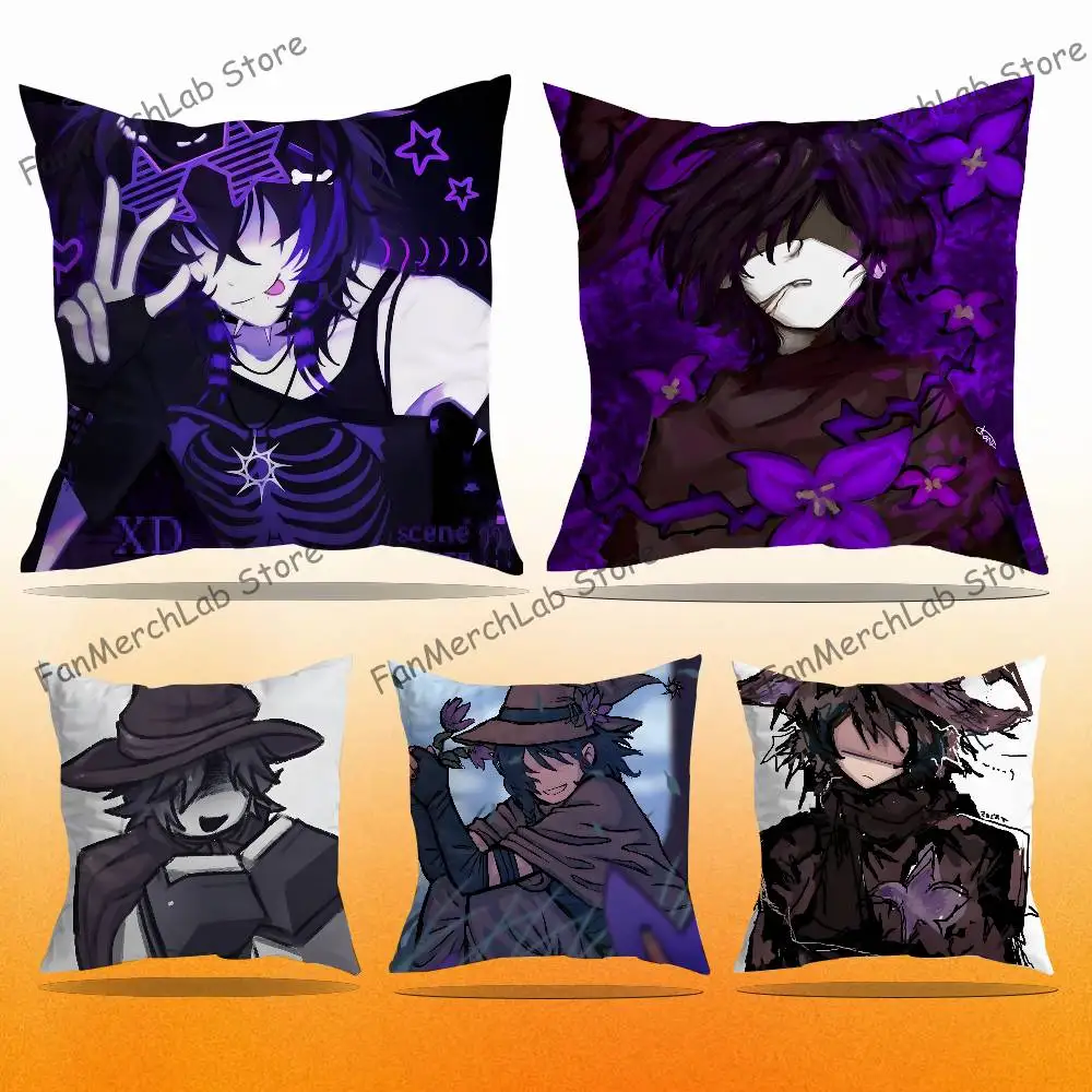 

Azure Fanart Cushion For Bedroom Car Coffee Shop Room and Living Room Sofa Decorative Pillow Cover Case