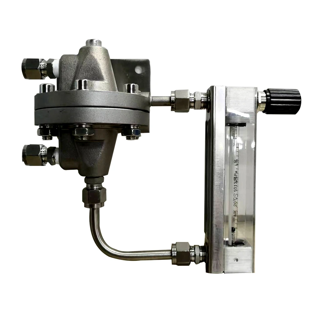 NewCustomizable Stainless Steel Fixed Differential Regulator Flow Meter OEM Water Purge Rotameter Xukang F1 1.5% FS Accuracy Fla