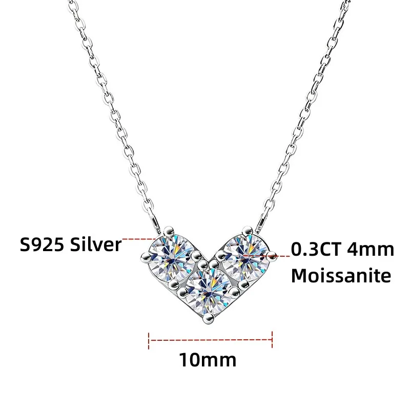 

Ожерелье-чокер из натурального муассанита D для женщин и девочек, роскошная цепочка с лабораторным бриллиантом S925, стерлинговое серебро, 18-каратное ювелирное изделие на шею