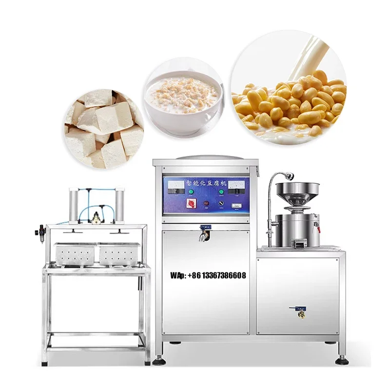 Commercial Soybean Milk Machine and Tofu Making Equipment Automation Tofu Production Line Electric Tofu Machine