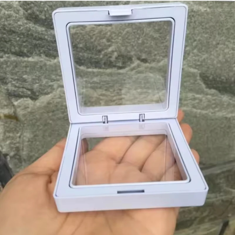 10 Stück Kunststoff-Displayboxen mit Aufhängefolie, Schmuckverpackungsboxen, geeignet für die Aufbewahrung von Schmuck, Halsketten, Ringen und Sammlerstücken – Detail 4