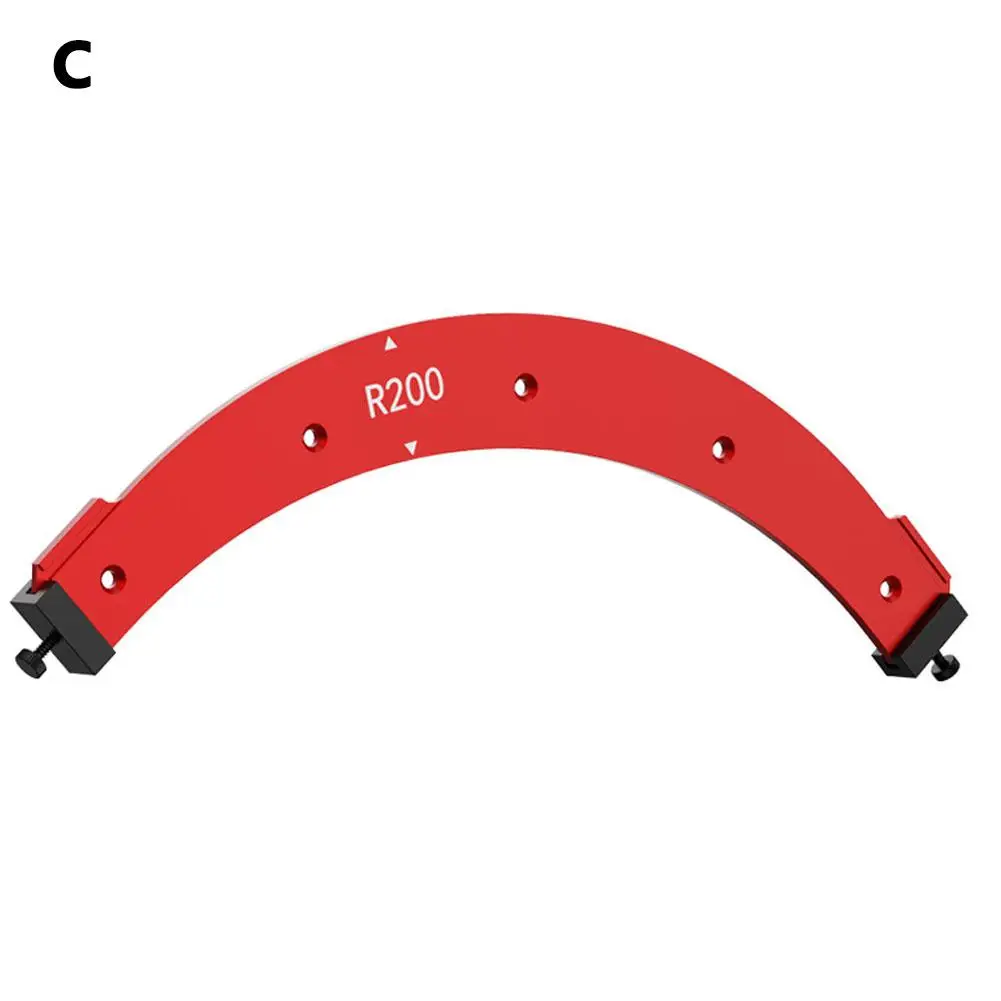 Woodworking Inside Outside Corner Large Arc Mold Trimming Corner Curved Chamfer Trimming Tool Auxiliary Template Machine Cl Z8s7