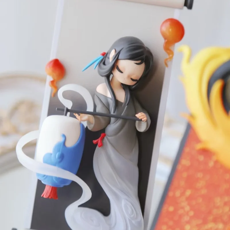 Nowa Seria Figurki Śpiących Chińskich Rękodzieł 15cm Blind Box Śliczne Figurki Akcji Anime Torebka Niespodzianka Ozdoby Kawaii Dekoracja Biurka Zabawki Prezenty