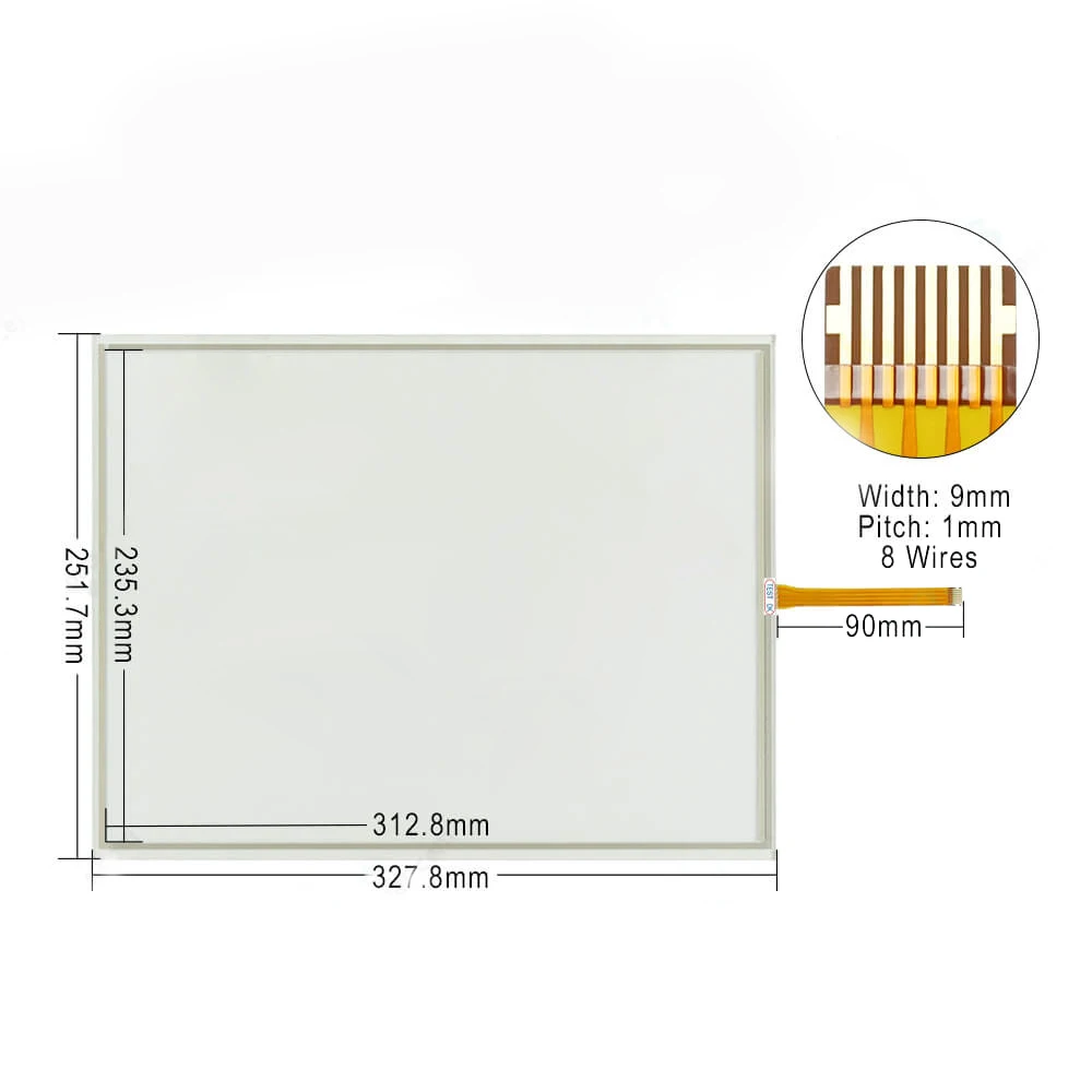 

New for APL3700-TFM-BLD 3620003-02 Glass Panel Touch Screen