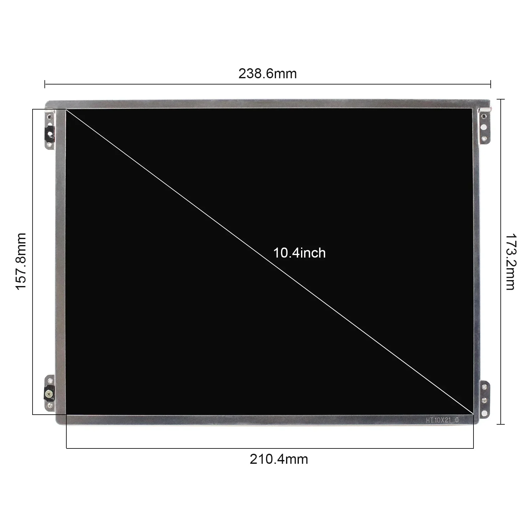 Imagem -03 - Ips Lcd Tela com Hdmi e Placa Controladora Vga Ht10x21311 104 Polegadas 1024x768 Novo em Estoque