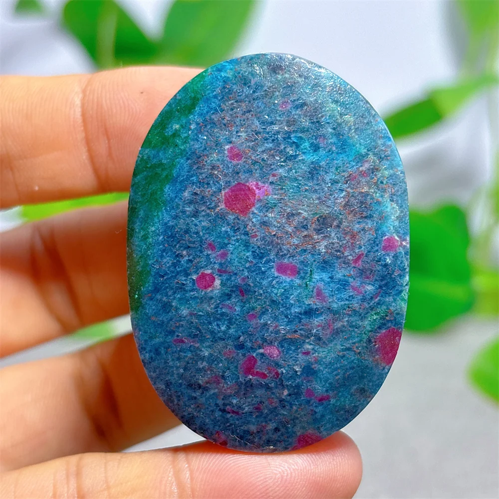 Ruby With Emerald Palm Crystal Natural Stone Quartz Minerals Home Decoritems Reiki Garden Lucky Love Gifts Energy Healing
