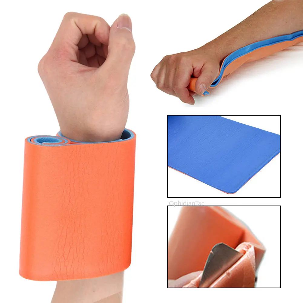 Polymer Foam First Aid Splint Roll Waterproof Medical Emergency Fracture Bandage Fixed Splint Support Braces for Neck Leg Arm