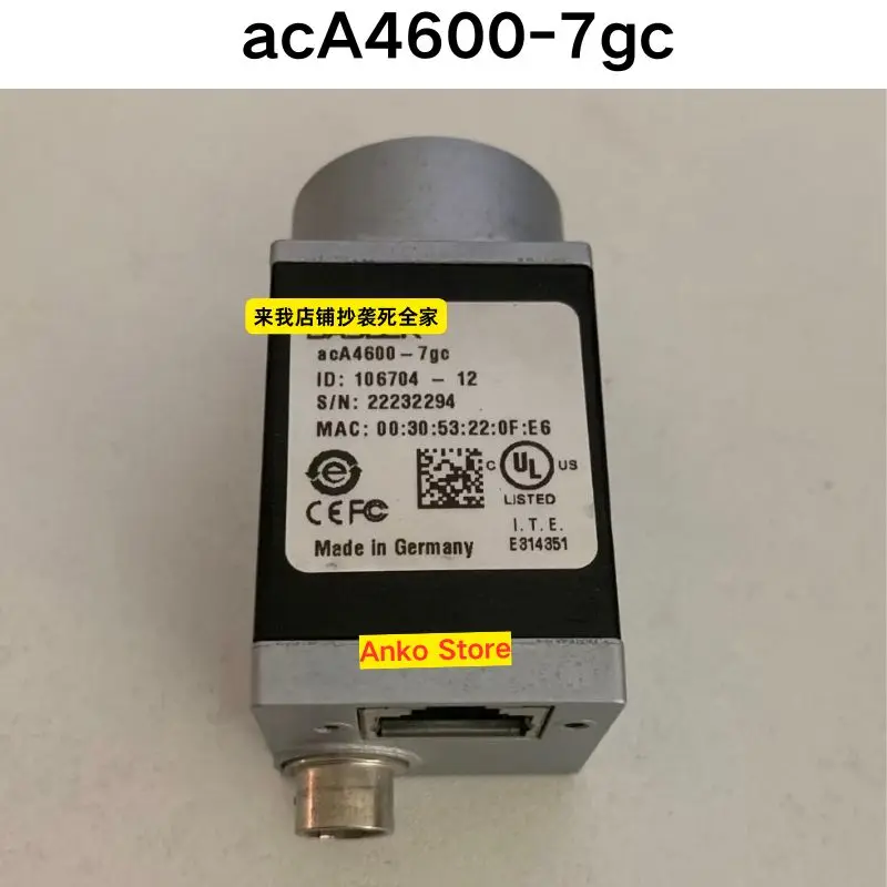 Second-hand test OK  AcA4600-7gc color industrial camera