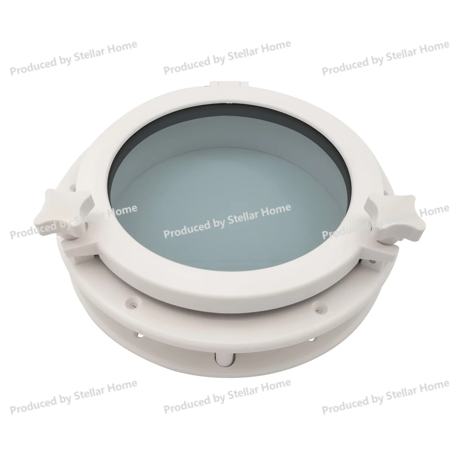 White/Black 215MM/265MM Window Boat Round Porthole Skylight for Yachts RVs Ships Yacht Windows