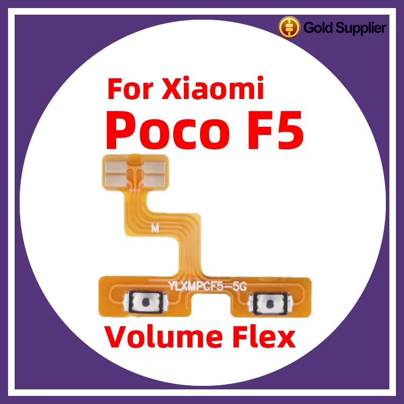 

For Xiaomi Poco F5 Power ON OFF Volume Camera Key Button Switch Flex Cable Replacement