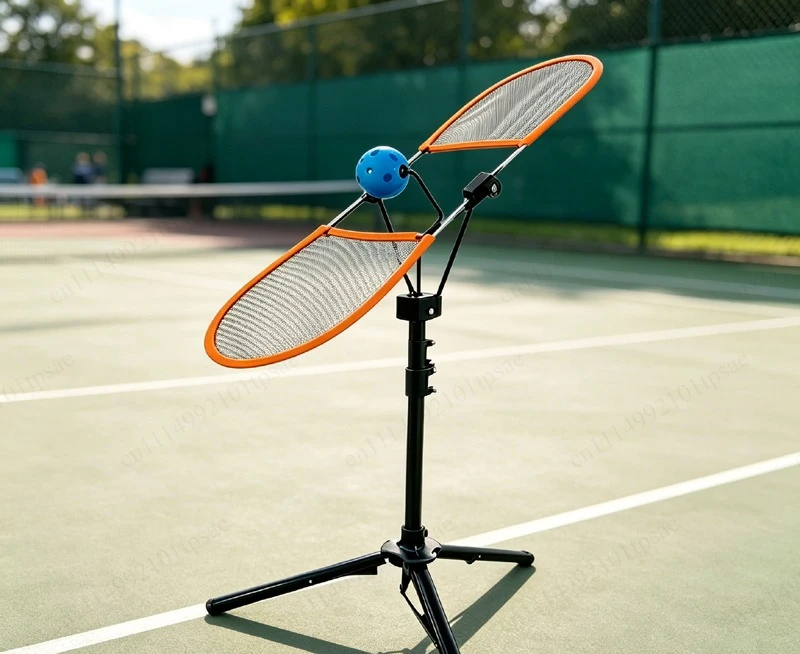 A new type of tennis coach for beginners of top spin swing in tennis