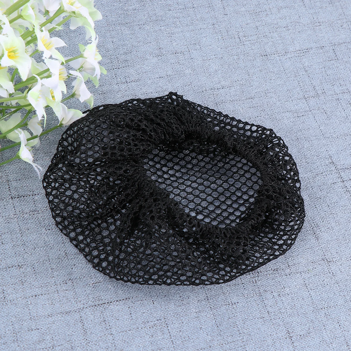 20Pcs High Elastic Hair Snood Durable Stylish Accessory for Dancing Performances and Formal Events Black Hair Snood
