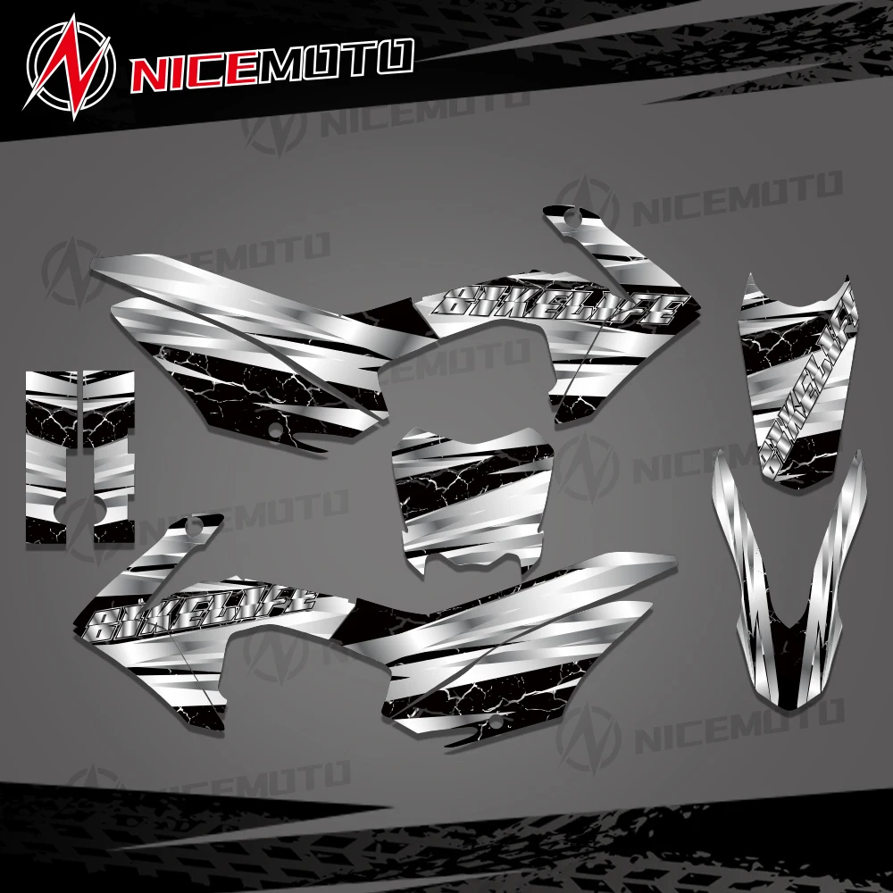 Pegatinas gráficas con diseño de fondo para HONDA CRF 125F CRF 125 F CRF125F 2013 2014 2015 2016 2017 2018