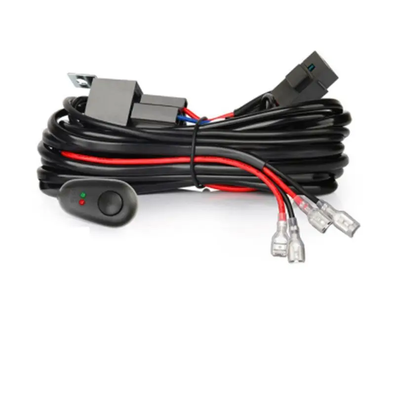 Wiring Harness Kit For Light Fuse On-Off Switch 12V 40A Relay 180 W/ 300W For 4-52 Inch Led Work Light Bar