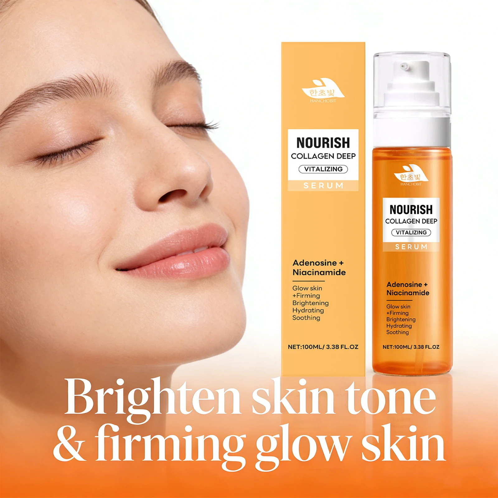 

Collagen Serum Nourishing Brightneing Skin Tone Niacinamide Serum Soothing Skin Rejuvenation Increase Elasticity Face Care