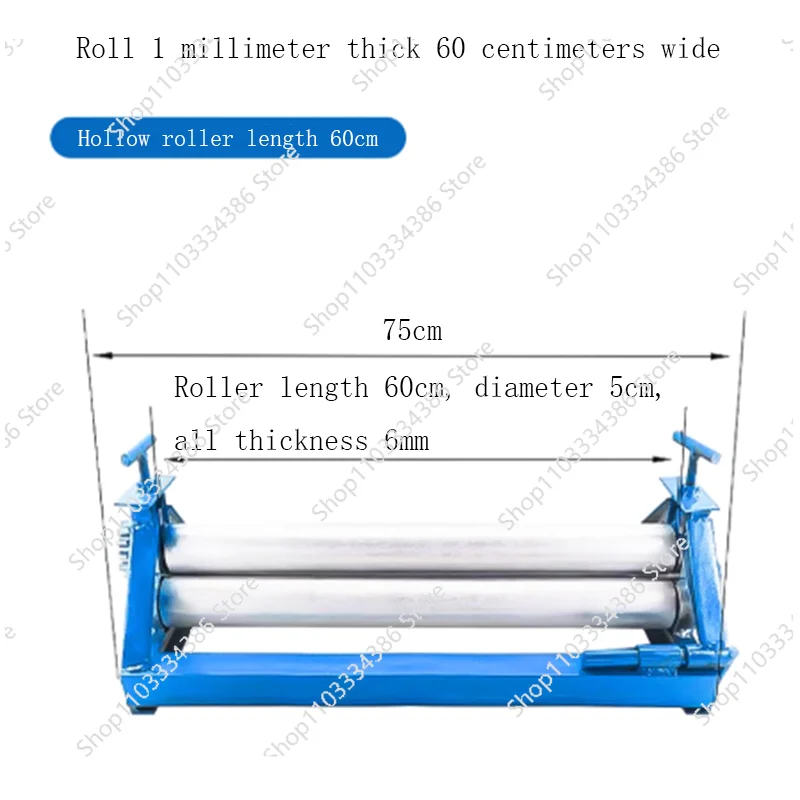 DIY Manual Plate Rolling Machine Soft Metal Tube Bending Machine Household Round Roller Tube Machine Bending Processing Tools