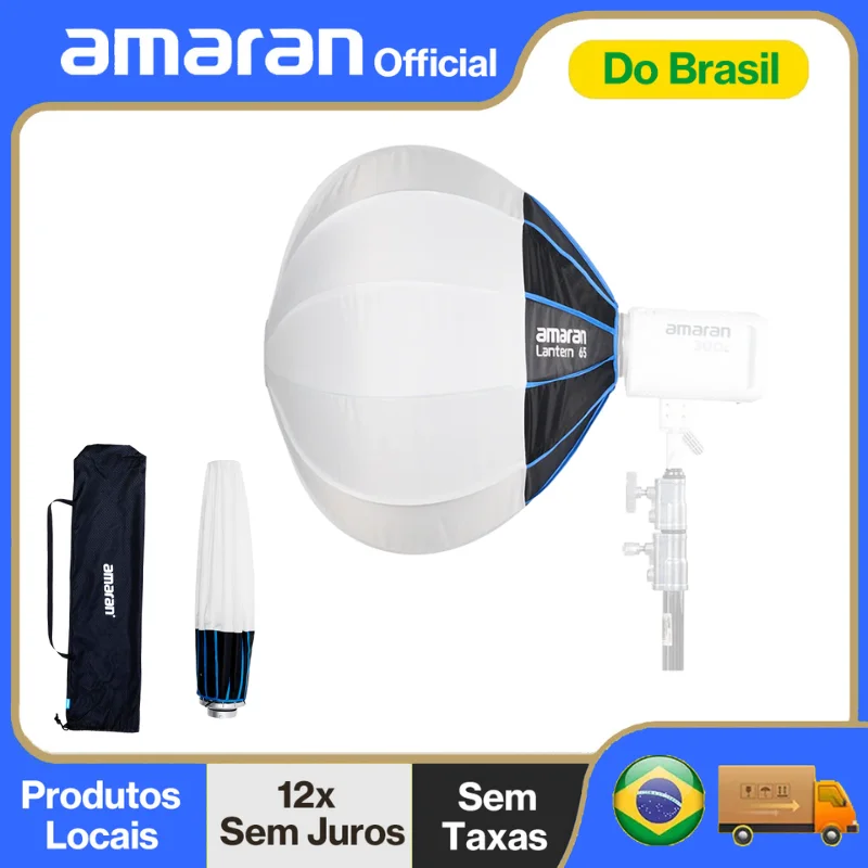 【 】Amaran Lantern 65 Softbox 26 Polegadas Configuração Rápida para Amaran 300c 1 - imagem 1